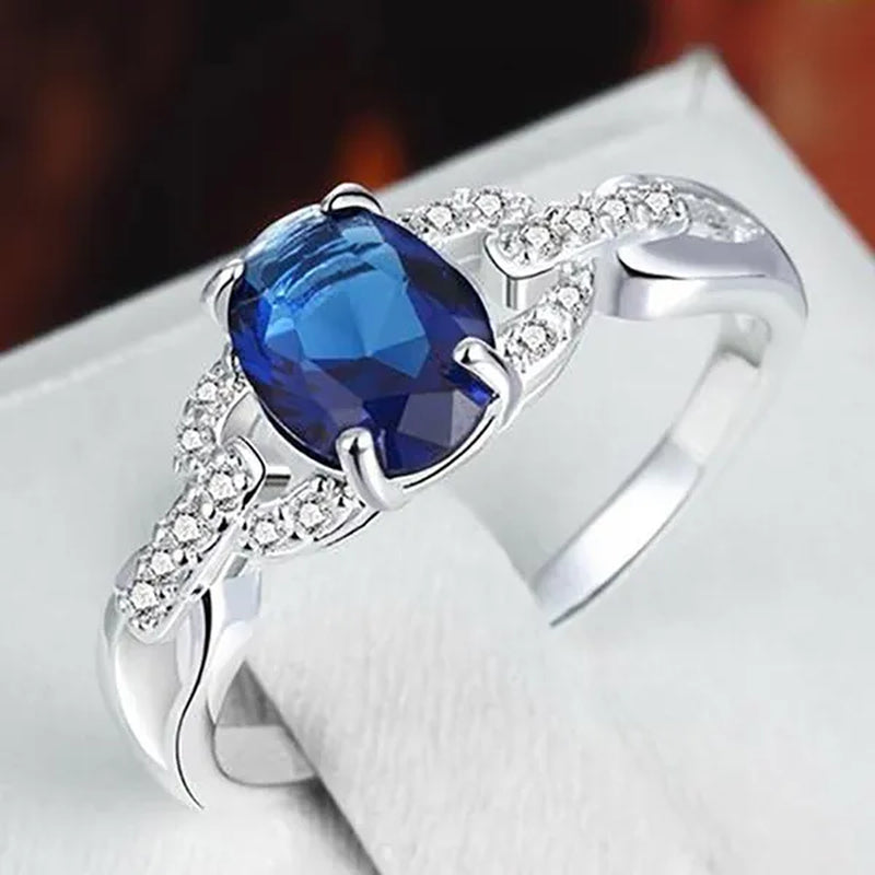 Tanzanite Pendant Sapphire Pendant and Diamond Necklace