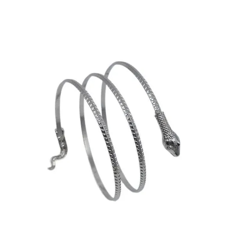 12/8/5/3/2/1Pcs:Ashion Personality Snake Bracelet, Metal Snake Bracelet, Gold and Silver Available