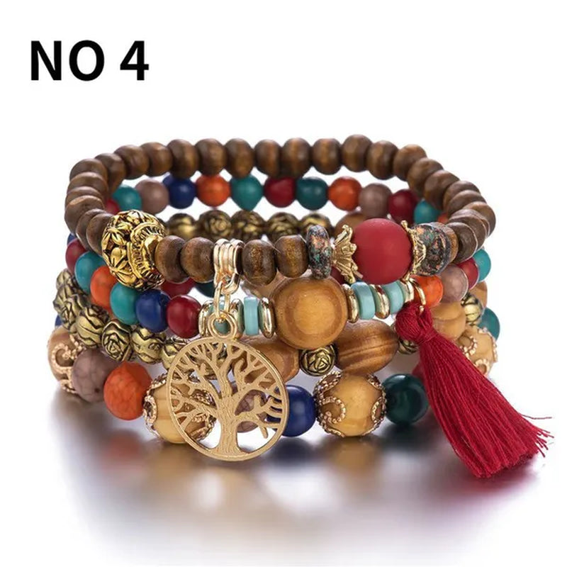 Multi-layer Beaded Bracelets for Women