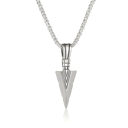 Men's Fashion Jewelry Black Gold Silver Color Pendant Long Chain Necklaces Mens Necklaces