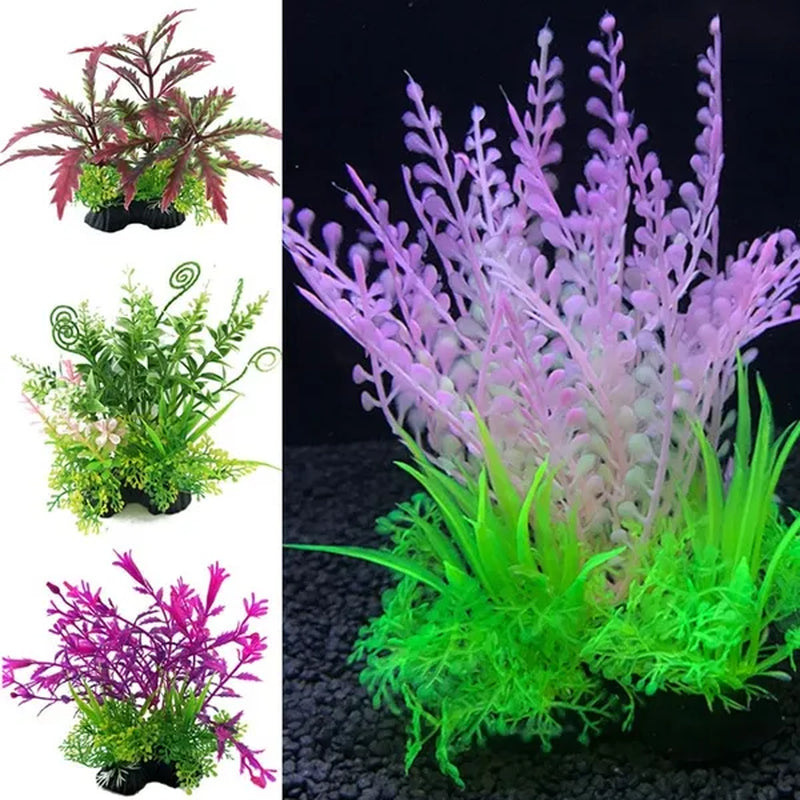 Simulation Artificial Plants Aquarium Decor Water Weeds Ornament Plant Fish Tank Aquarium Grass 14Cm Decoration