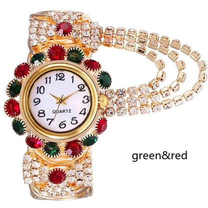 6 Colors New Ladies Diamond Temperament Quartz Watch Fashion Bracelet Watch