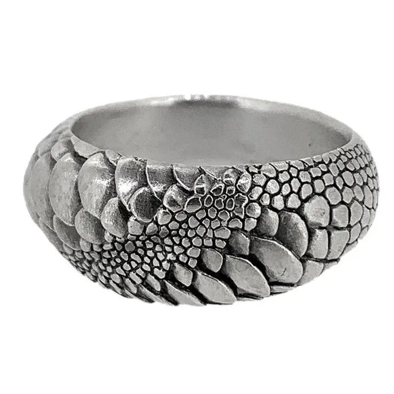 Vintage 925 Standard Silver Infinity Snake Scales Open Ring for Men Women Cocktail Party Sterling Silver Ring Wedding Ring Engagement Jewelry Motorcycle Party Punk Cool Dragon Ring Fashion Jewelry Gifts