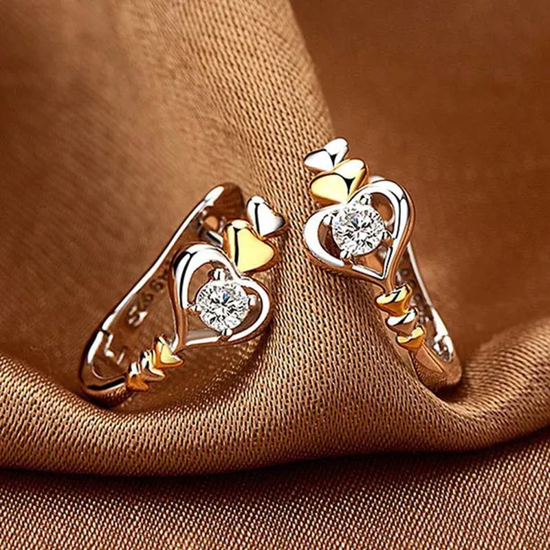 Creative Love Shape Weight Loss Earrings Heart to Heart Diamond Slim Earrings Chakra Burning Fat Magnetic Therapy Weight Loss Jewelry Gifts