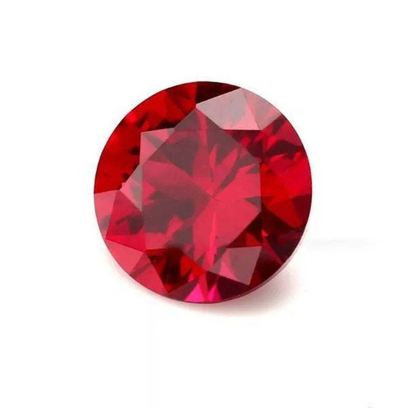 Large Ruby Unheated 10.50 Cts Natural Mined 11.0mm Sri-Lanka Garnet Ruby Pigeon Red Round Cut VVS Loose Gem