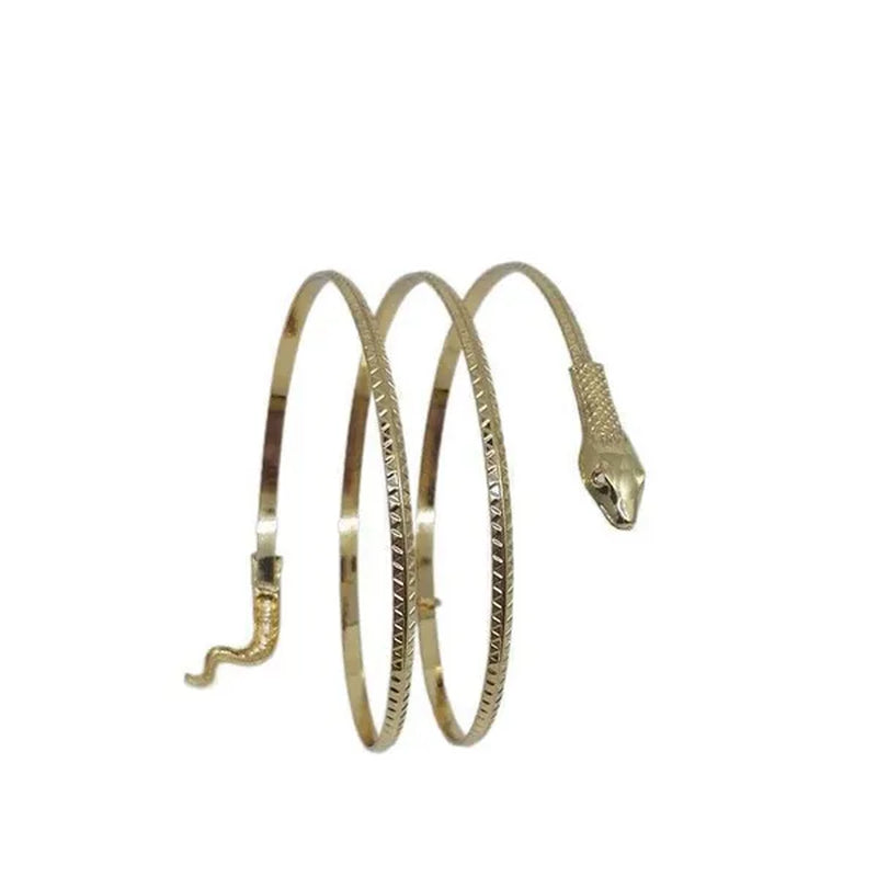 12/8/5/3/2/1Pcs:Ashion Personality Snake Bracelet, Metal Snake Bracelet, Gold and Silver Available