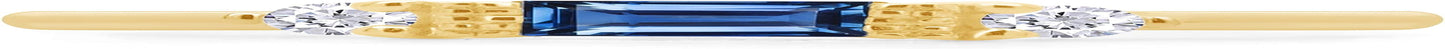 925 Sterling Silver Baguette Cut Simulated Birthstone and White Cubic Zirconia Three Stone Design Bridal Engagement Wedding Ring Jewelry, Mother'S Day Gift for Her